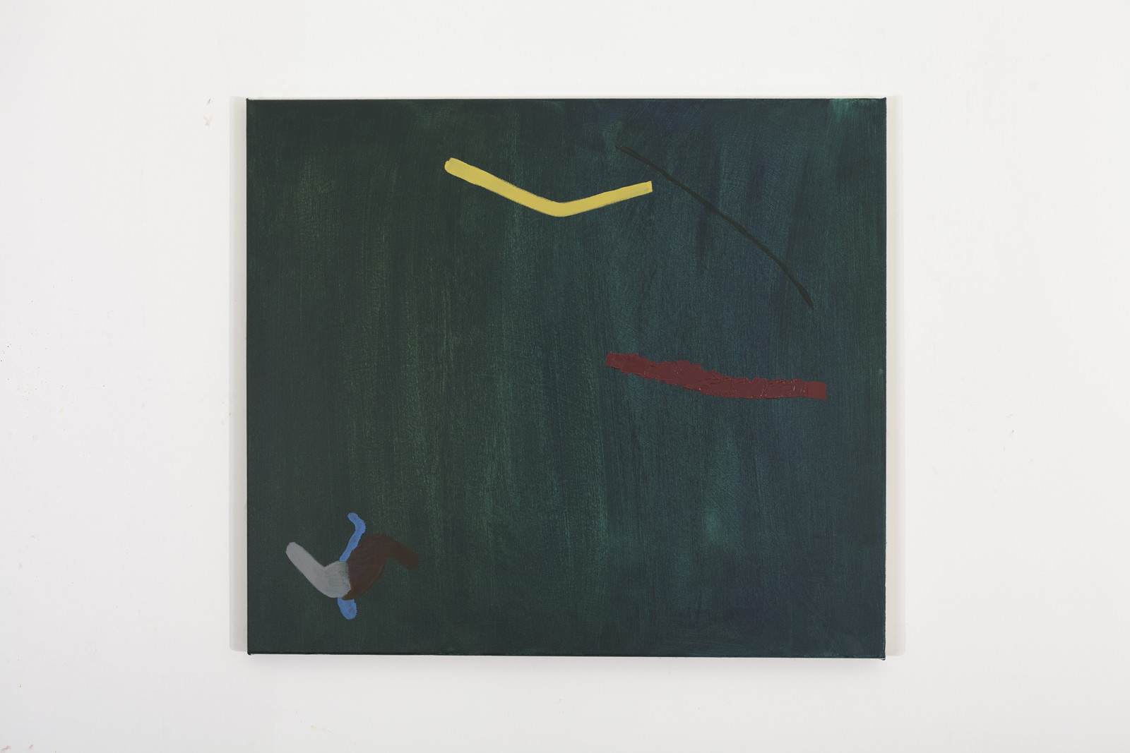 Repeated scene, 2014, Acrylic & oil on canvas, 70 x 80 cm